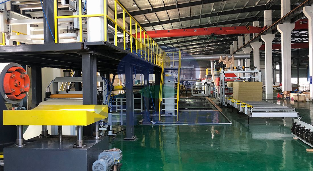 PU Edge Sealing Rock Wool Panel Line